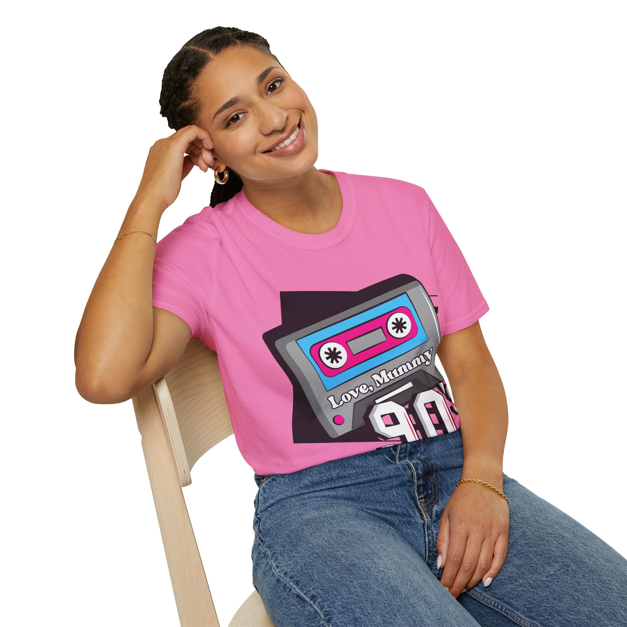 Love Mummy 90s Cassette Mother's Day T-Shirt