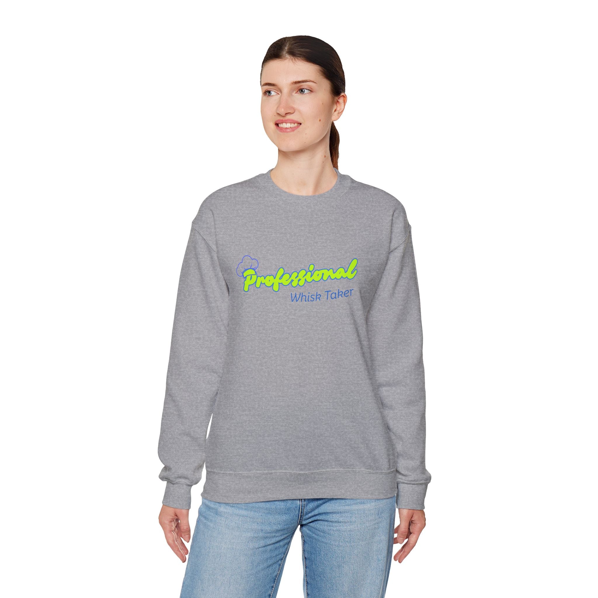 Chef Mom "Professional Whisk Taker" Crewneck Sweatshirt — Mom Chef Appreciation Gift