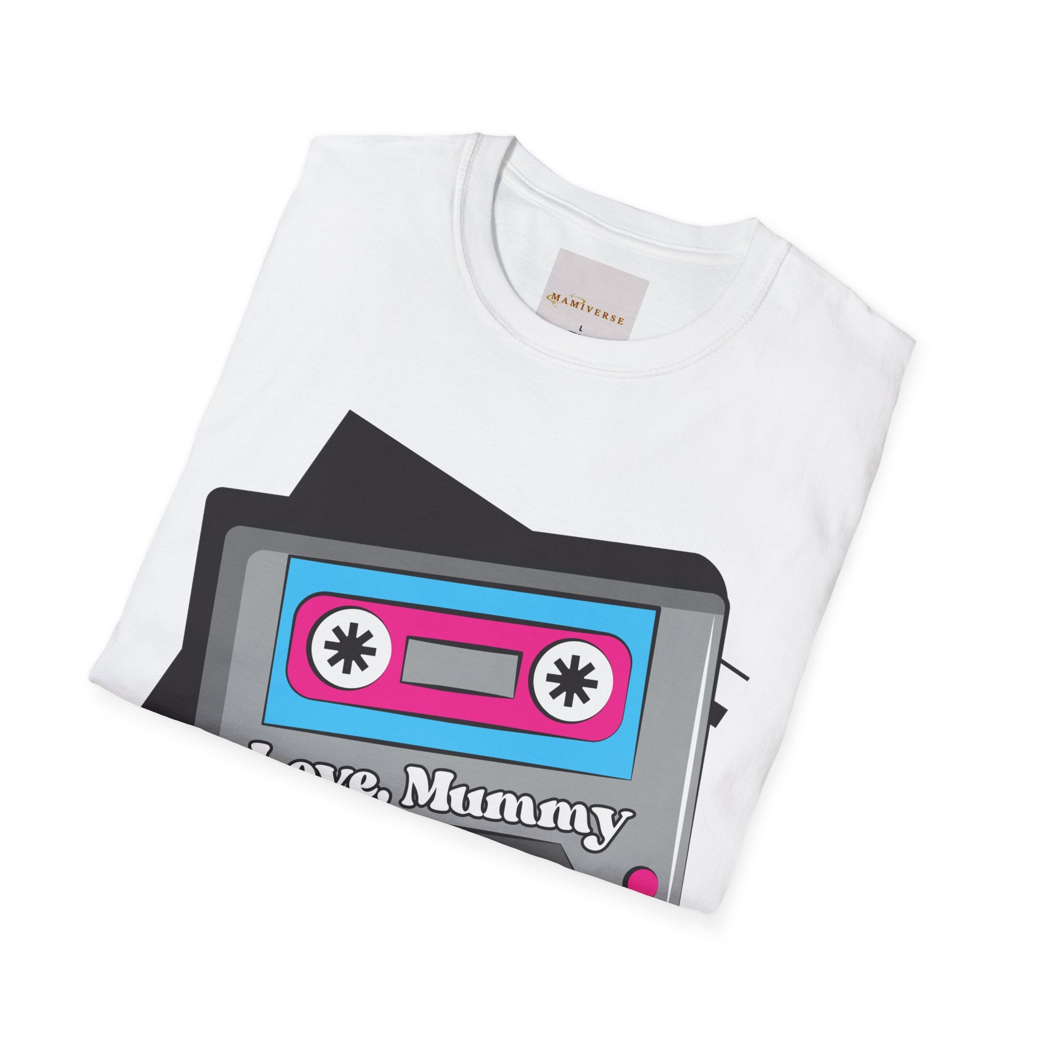 Love Mummy 90s Cassette Mother's Day T-Shirt