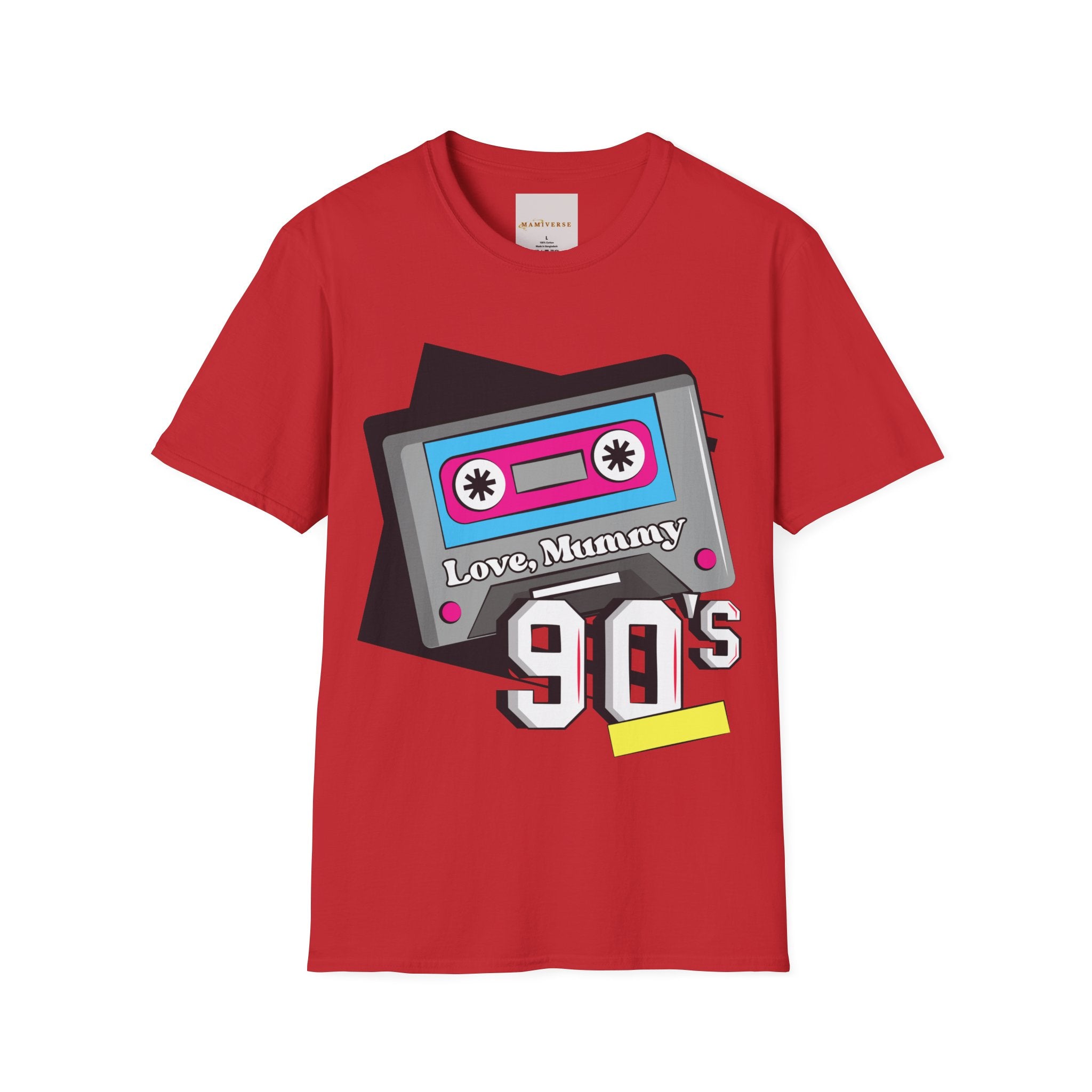 Love Mummy 90s Cassette Mother's Day T-Shirt