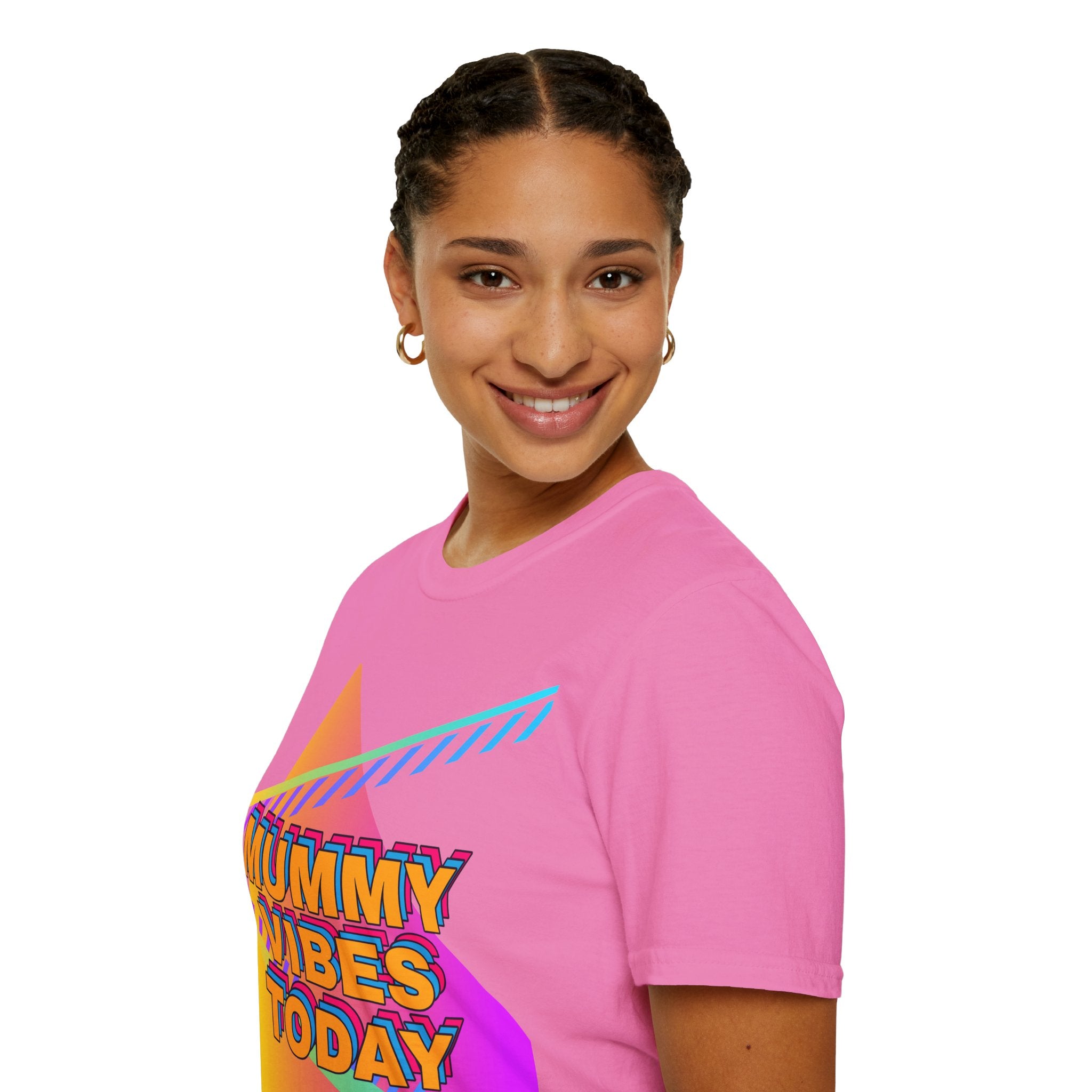 Mummy Vibes Today Retro Mother's Day T-Shirt