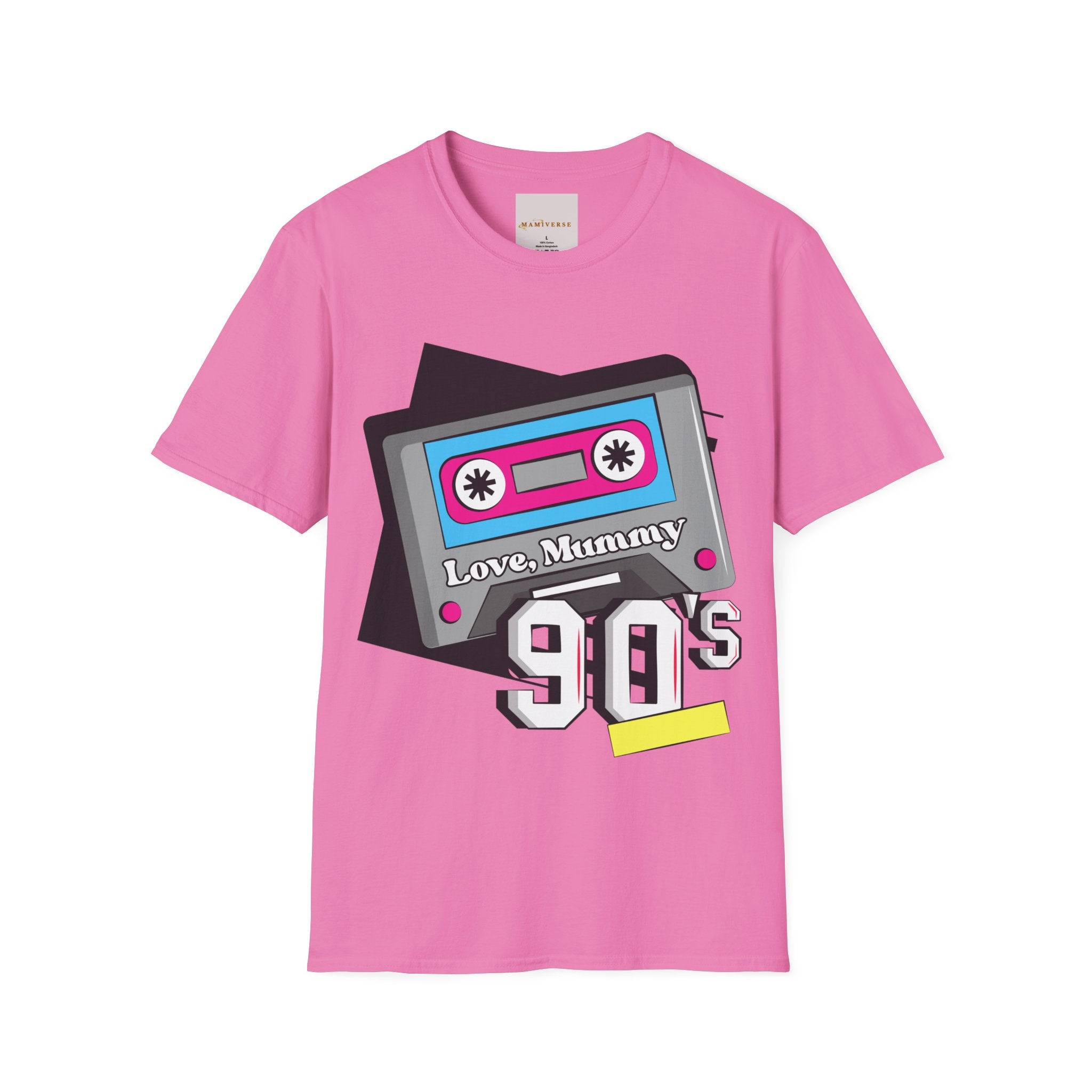 Love Mummy 90s Cassette Mother's Day T-Shirt