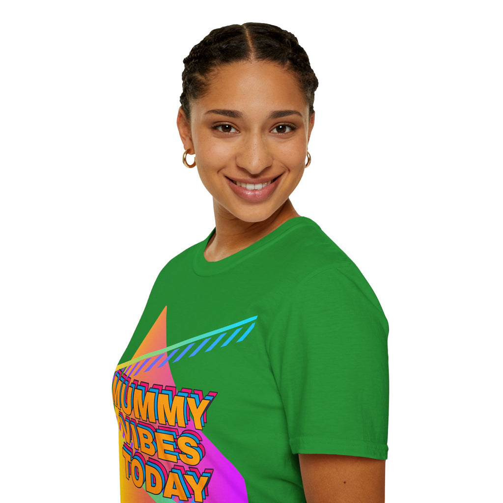 Mummy Vibes Today Retro Mother's Day T-Shirt