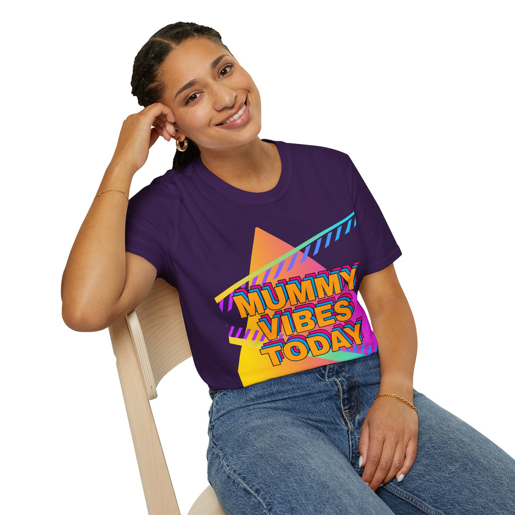 Mummy Vibes Today Retro Mother's Day T-Shirt