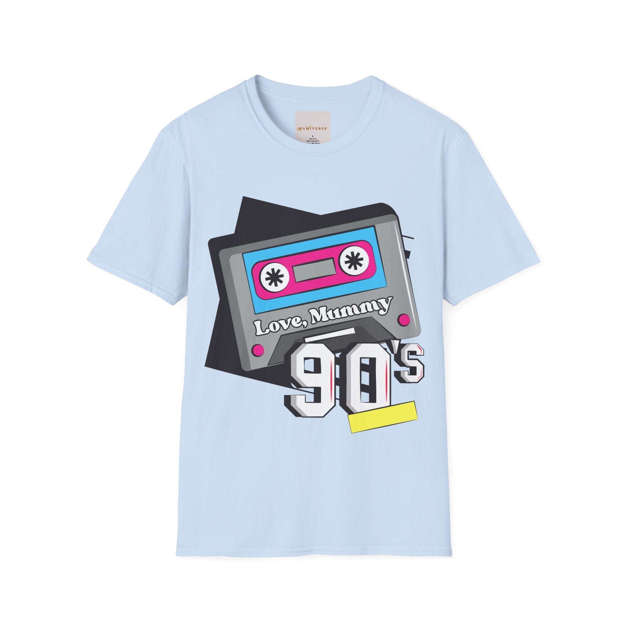 Love Mummy 90s Cassette Mother's Day T-Shirt