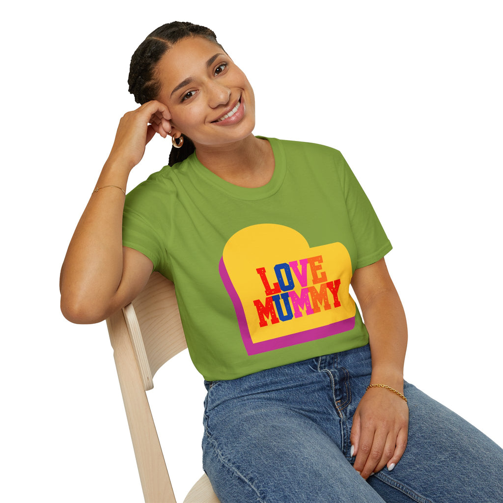 90s Love Mummy Retro Mothers T-Shirt — Nostalgic Mum Tee