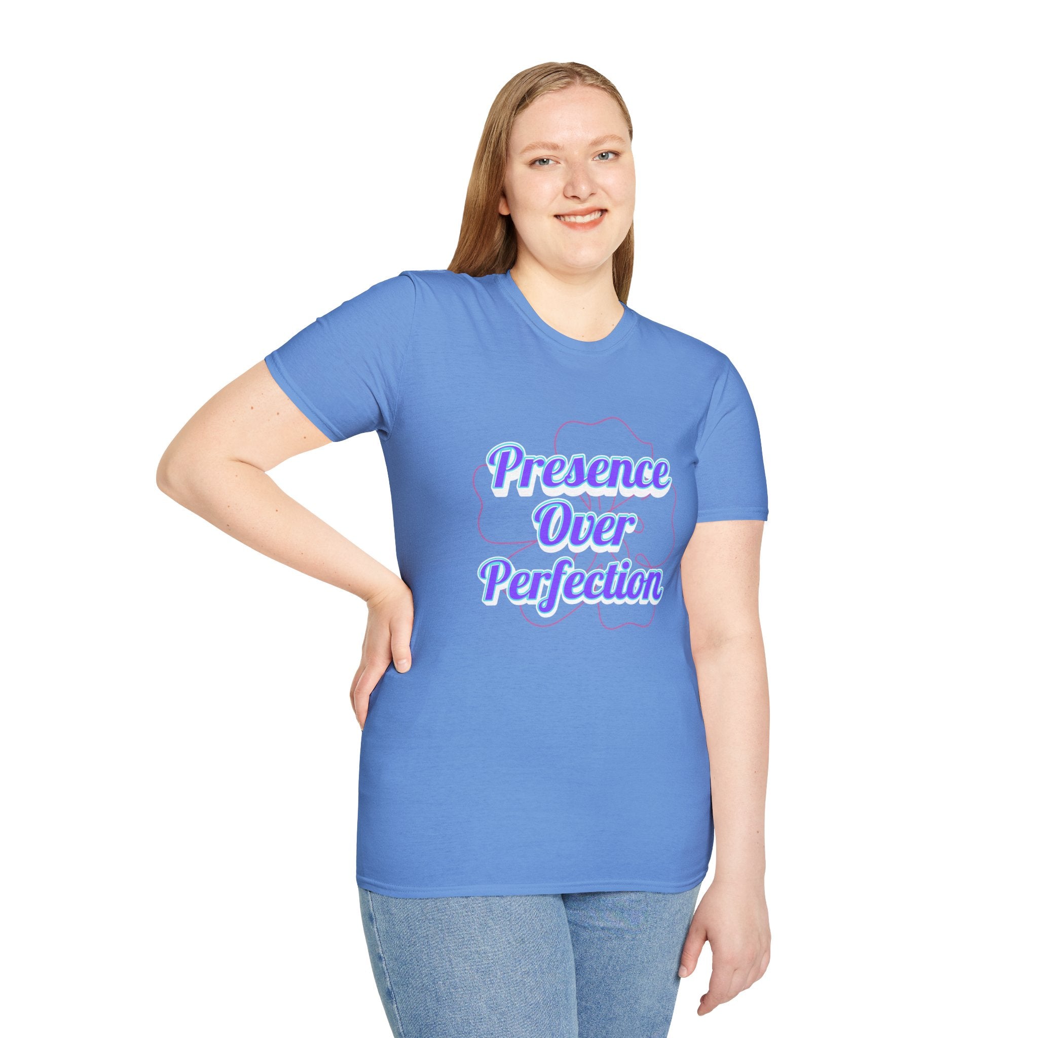Presence Over Perfection Mother's Day T-Shirt — Motivational Appreciation Gift