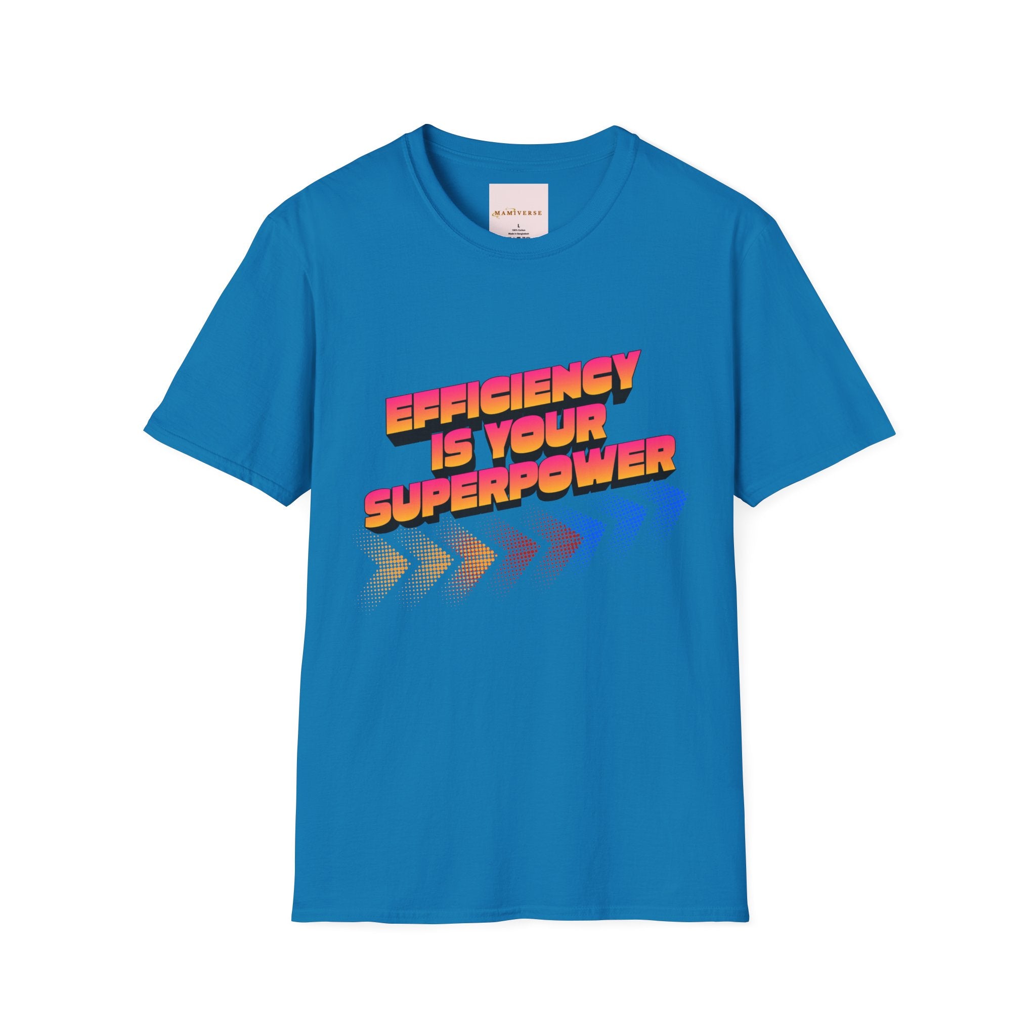 Efficiency Is Your Superpower Retro Motivational Appreciation Gift T-Shirt