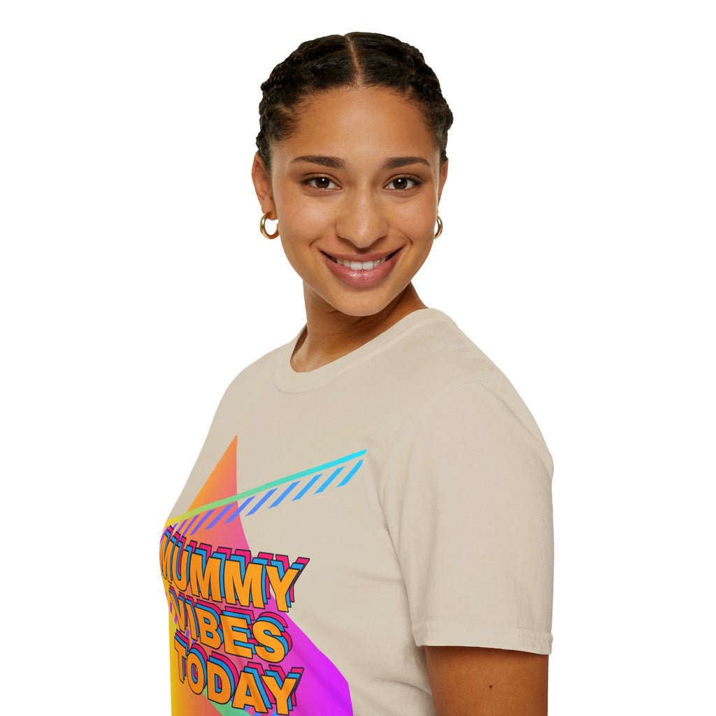 Mummy Vibes Today Retro Mother's Day T-Shirt