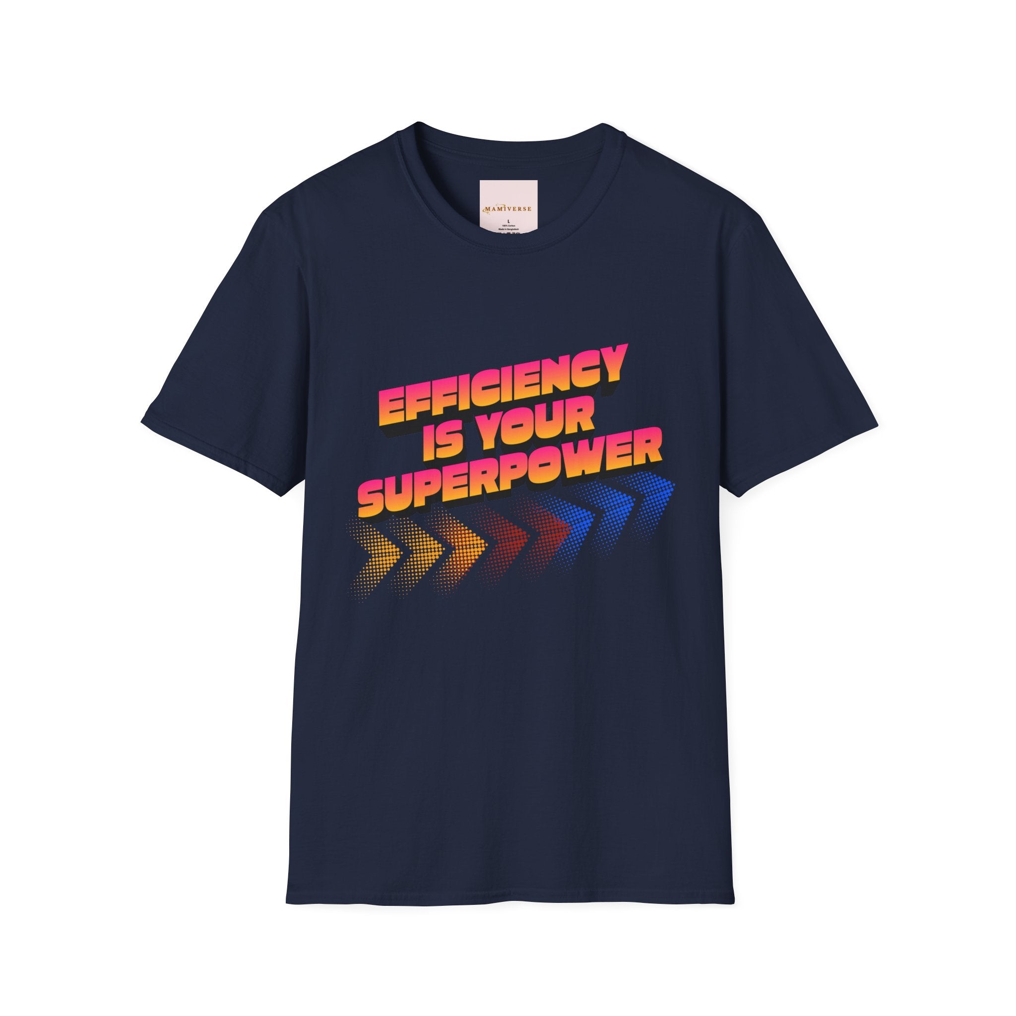 Efficiency Is Your Superpower Retro Motivational Appreciation Gift T-Shirt