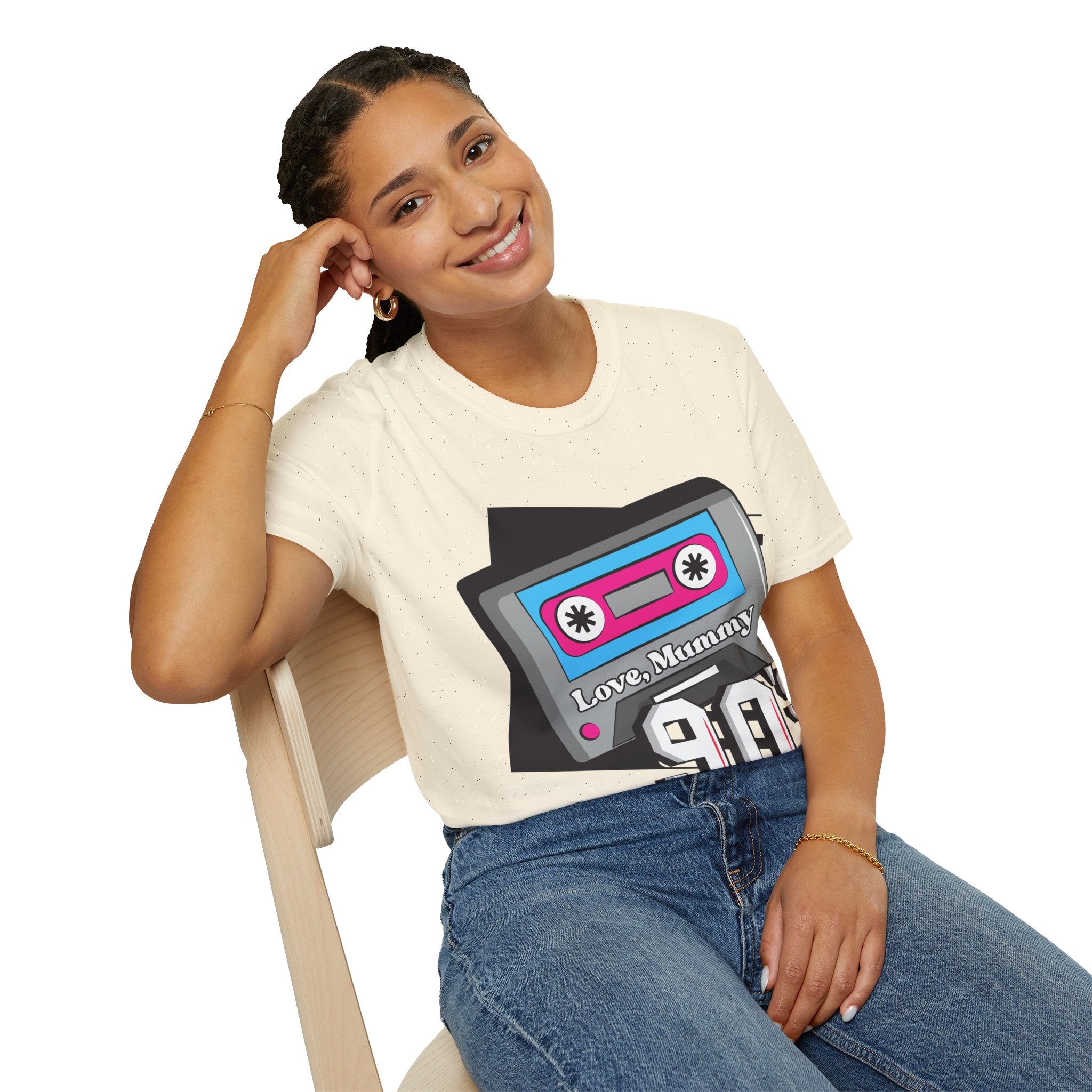 Love Mummy 90s Cassette Mother's Day T-Shirt
