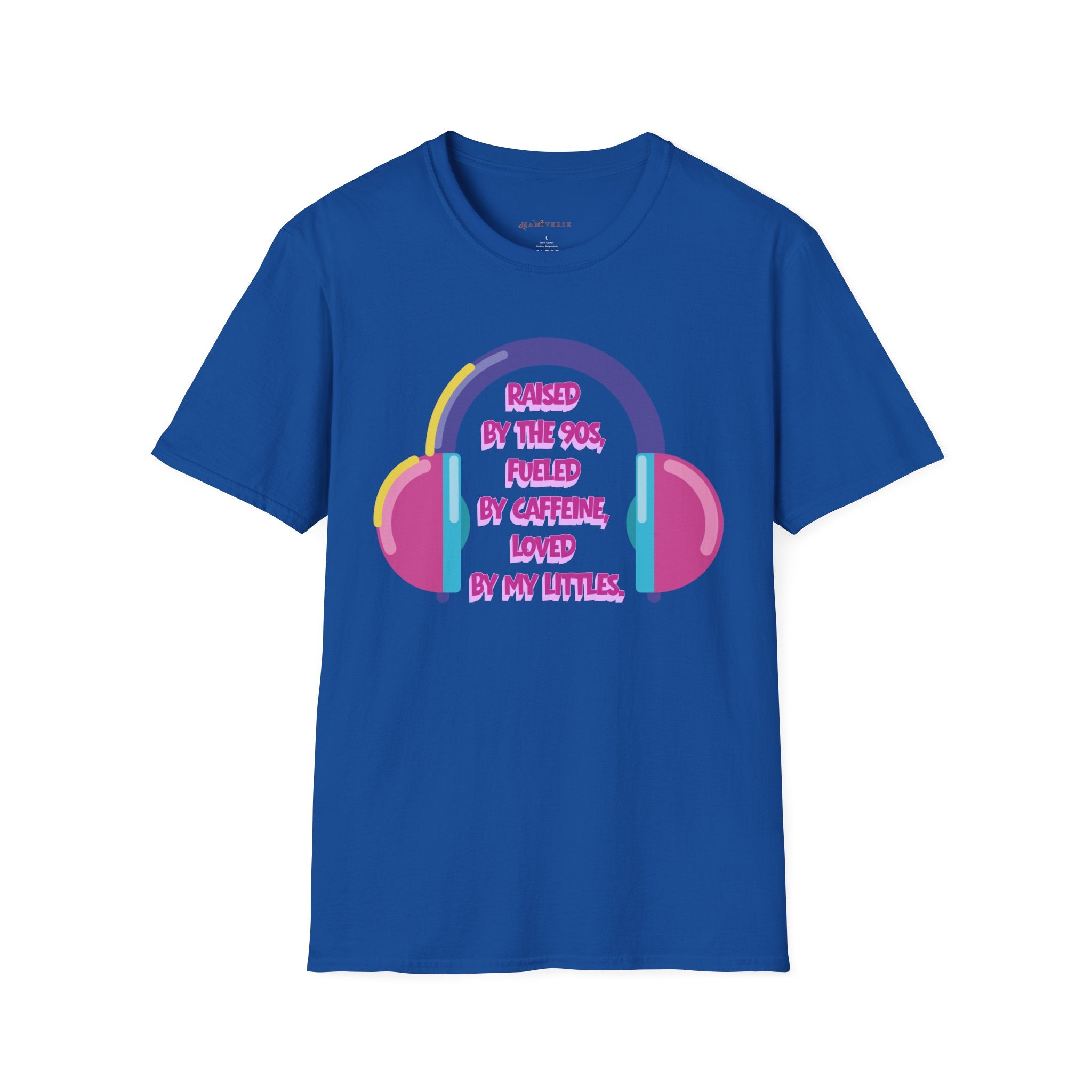 Raised By The 90s, Fueled By Caffeine, Loved By My Littles — Mother's Day T-Shirt