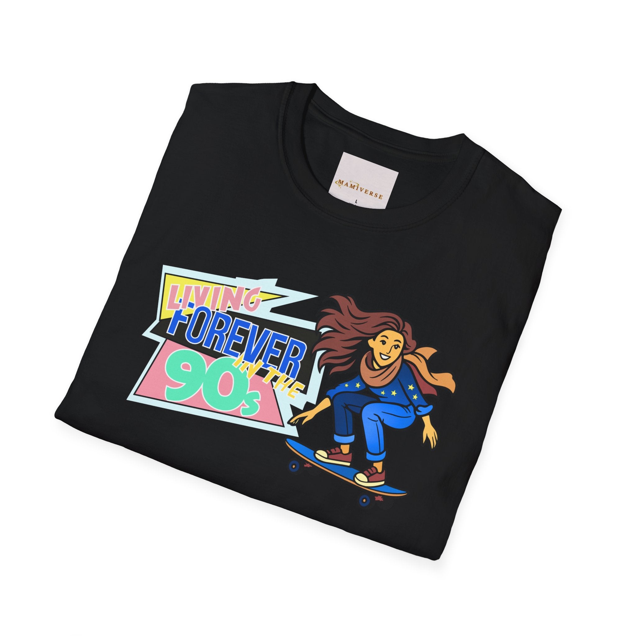 Forever 90s Skateboarder Mother's Day T-Shirt