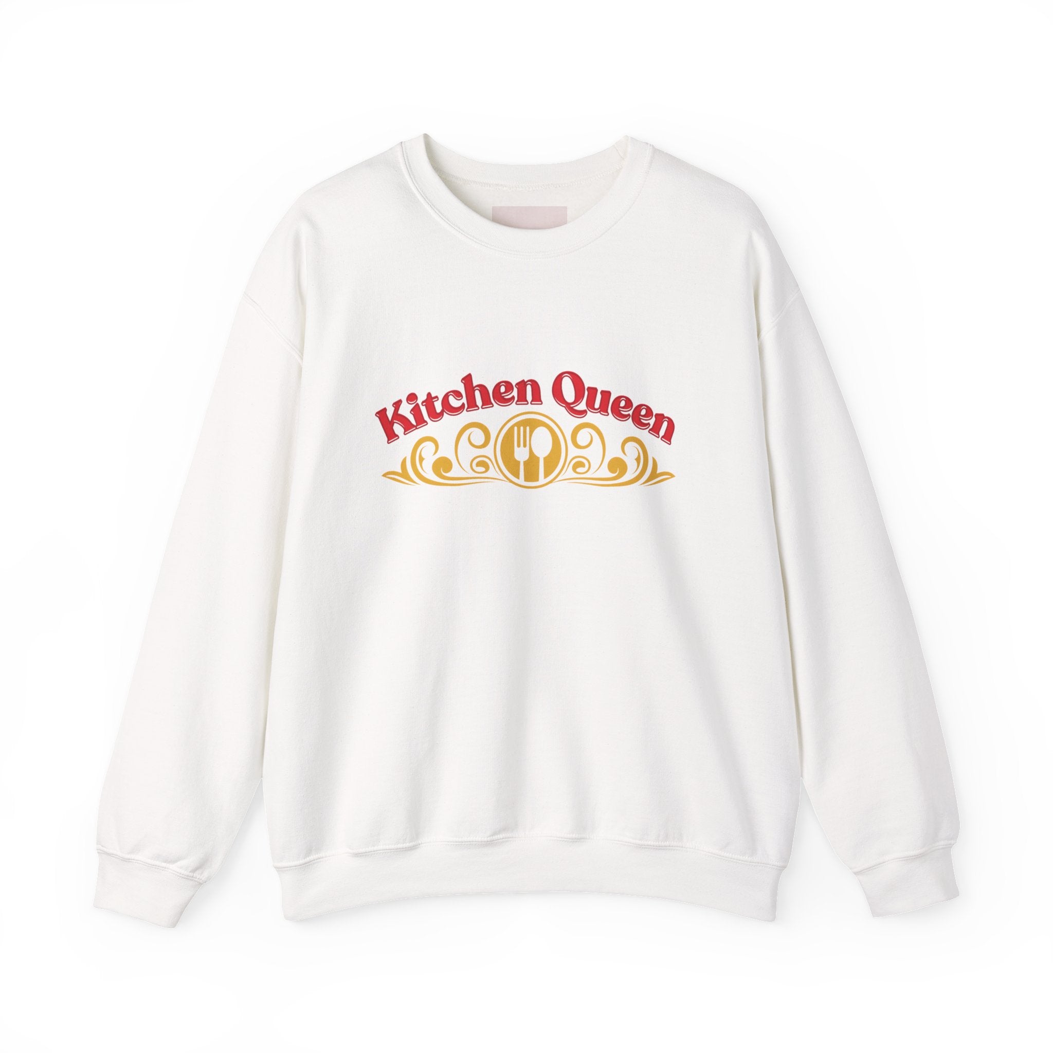 Kitchen Queen Crewneck Sweatshirt — Chef Mum Appreciation Gift