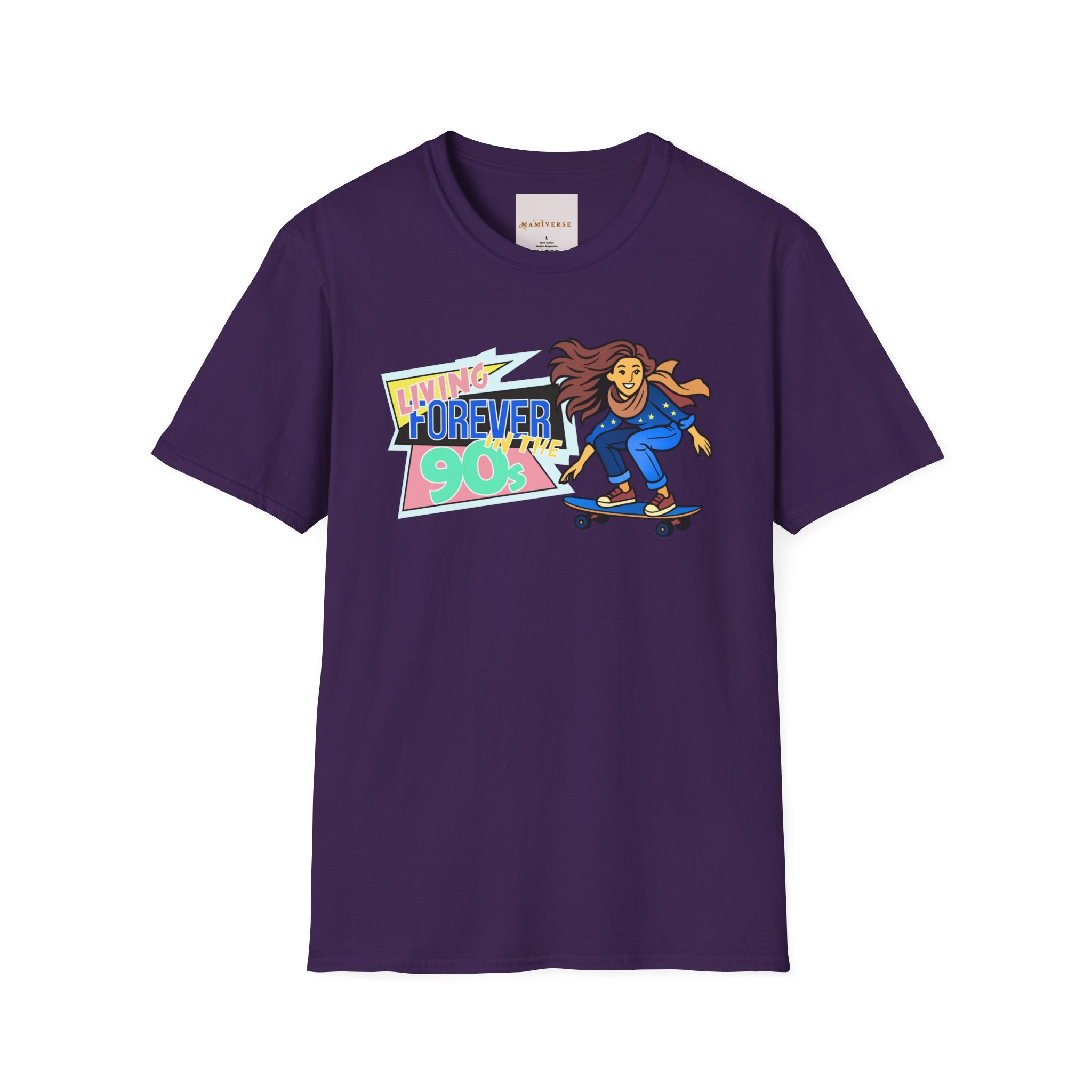Forever 90s Skateboarder Mother's Day T-Shirt