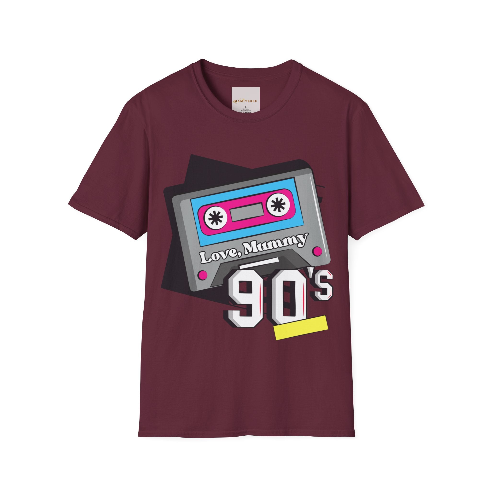 Love Mummy 90s Cassette Mother's Day T-Shirt