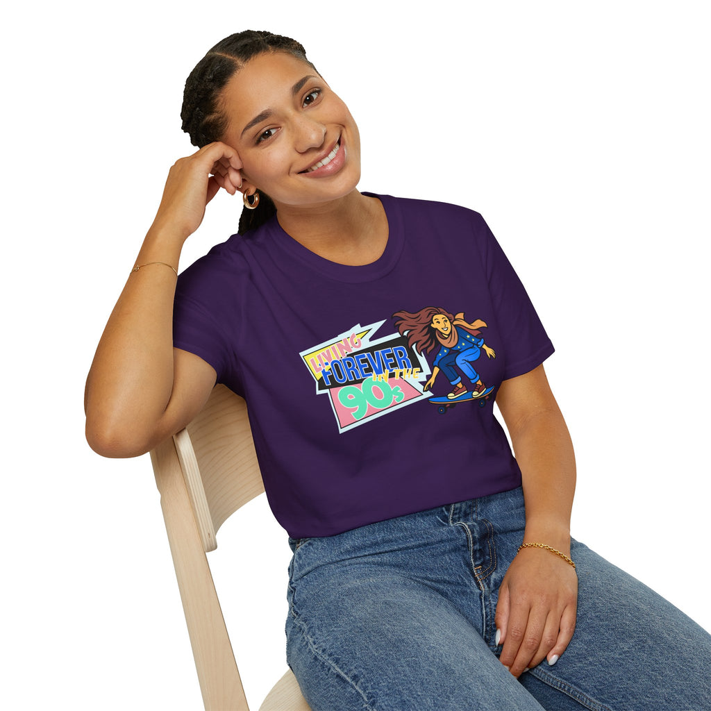 Forever 90s Skateboarder Mother's Day T-Shirt