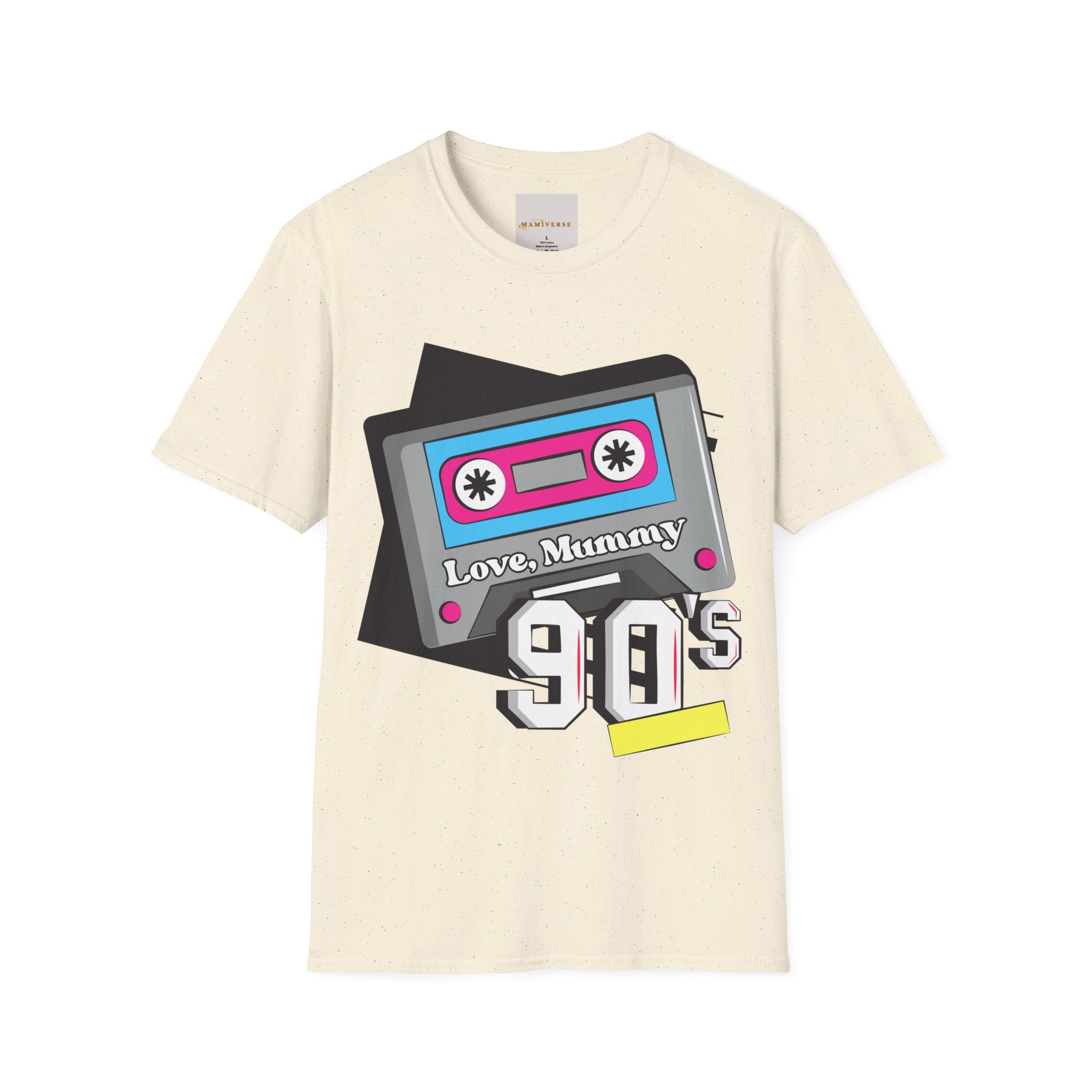 Love Mummy 90s Cassette Mother's Day T-Shirt