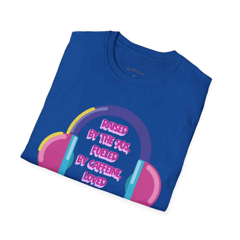 Raised By The 90s, Fueled By Caffeine, Loved By My Littles — Mother's Day T-Shirt