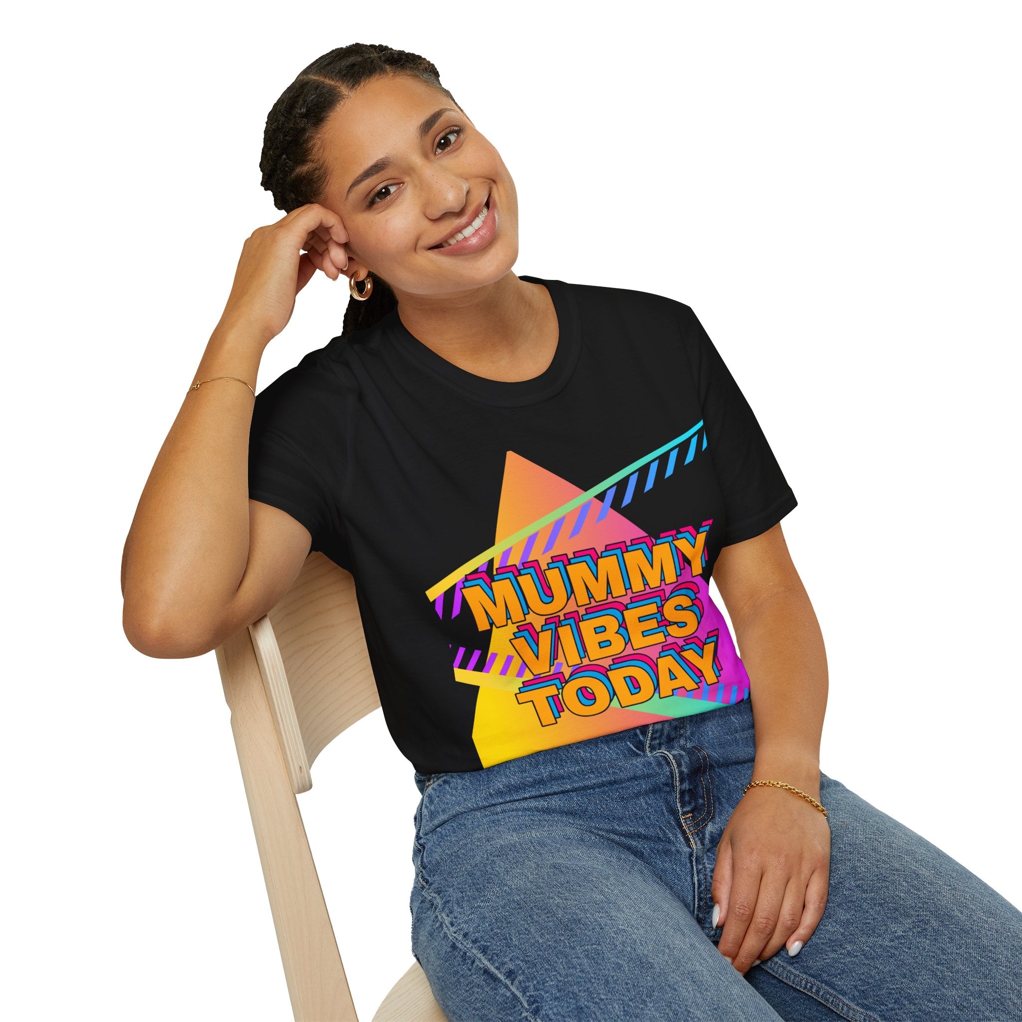 Mummy Vibes Today Retro Mother's Day T-Shirt